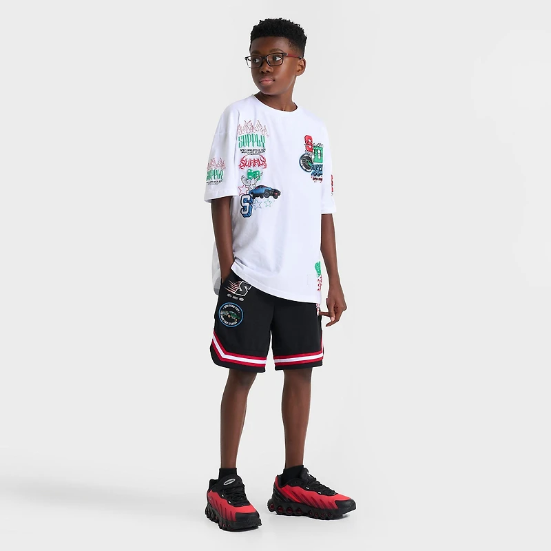 Big Kids' Supply & Demand Patch Mesh Shorts