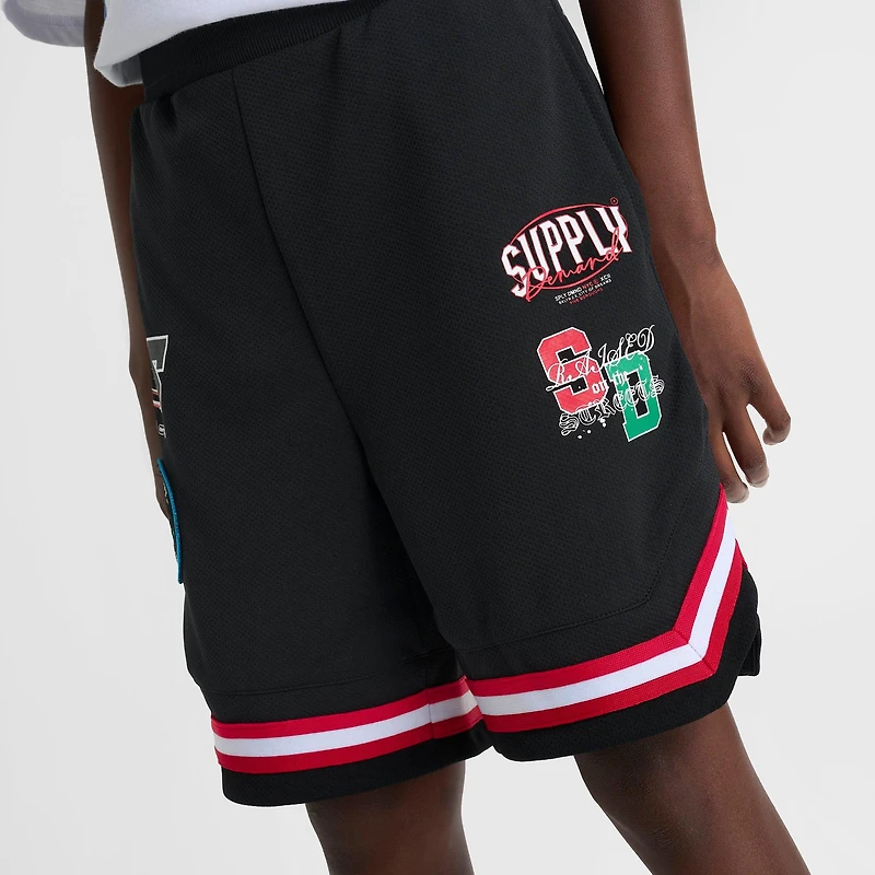Big Kids' Supply & Demand Patch Mesh Shorts