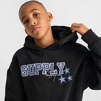 Big Kids' Supply & Demand Denim Stars Pullover Hoodie