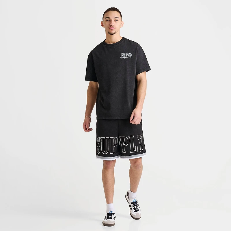 Men's Supply & Demand Script Mesh Shorts
