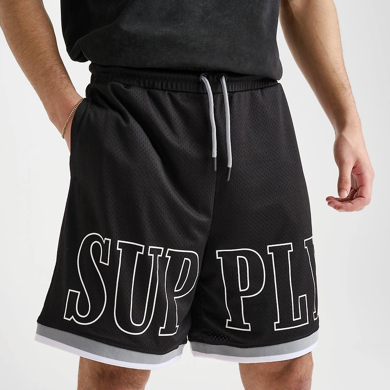 Men's Supply & Demand Script Mesh Shorts