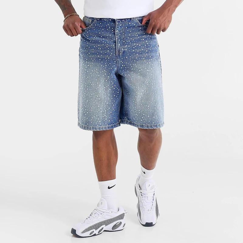 Men's Supply & Demand Scatter Denim Jean Shorts