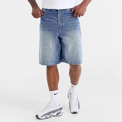 Men's Supply & Demand Scatter Denim Jean Shorts