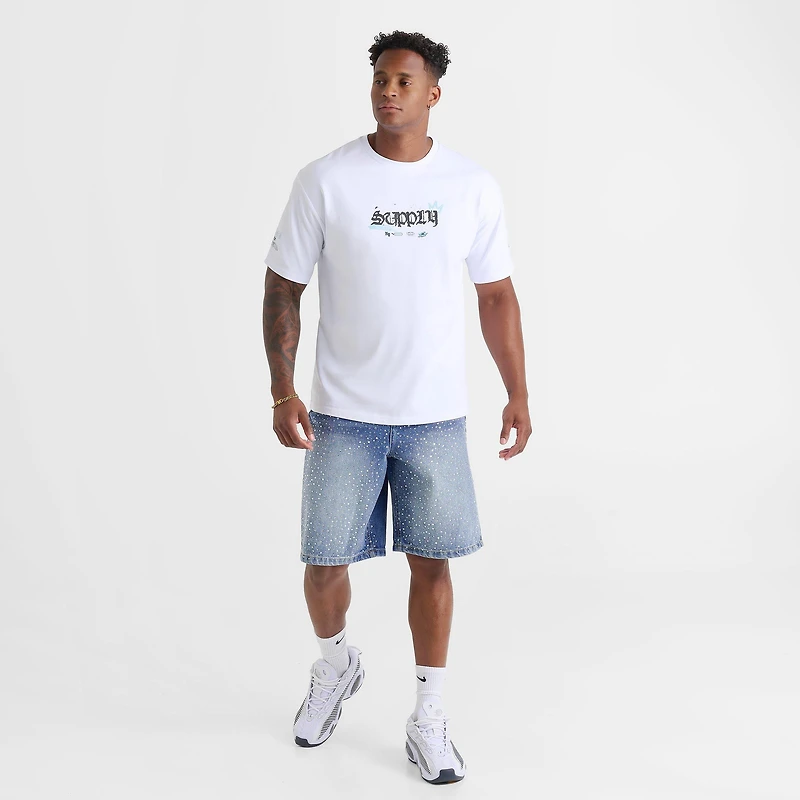 Men's Supply & Demand Scatter Denim Jean Shorts