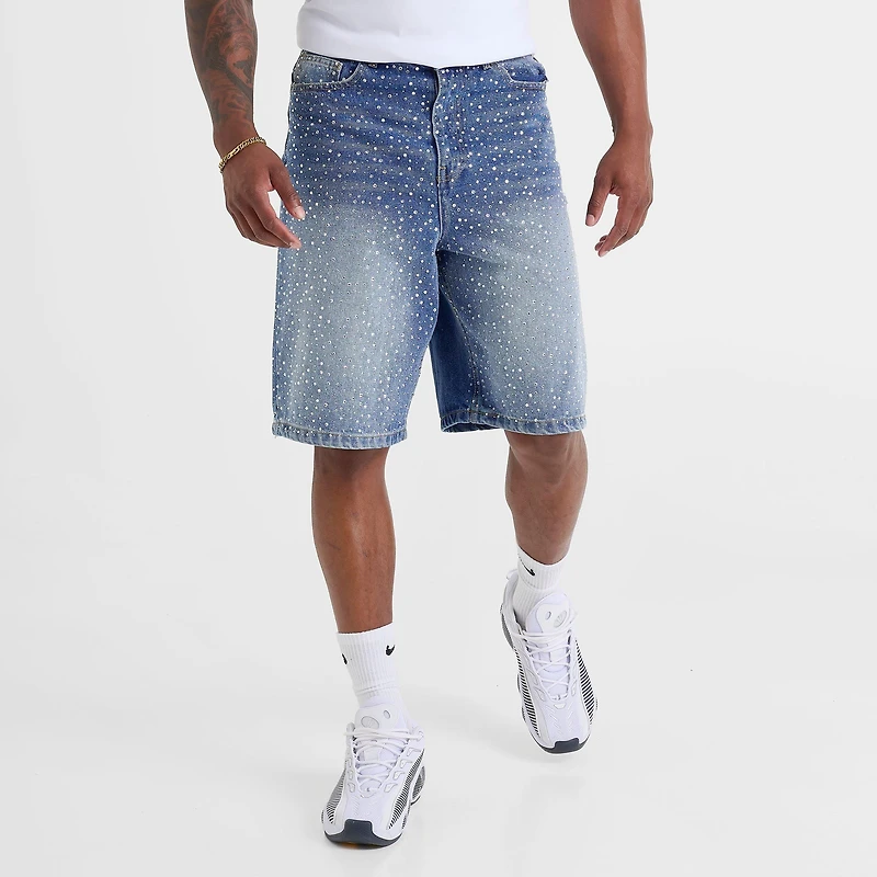 Men's Supply & Demand Scatter Denim Jean Shorts