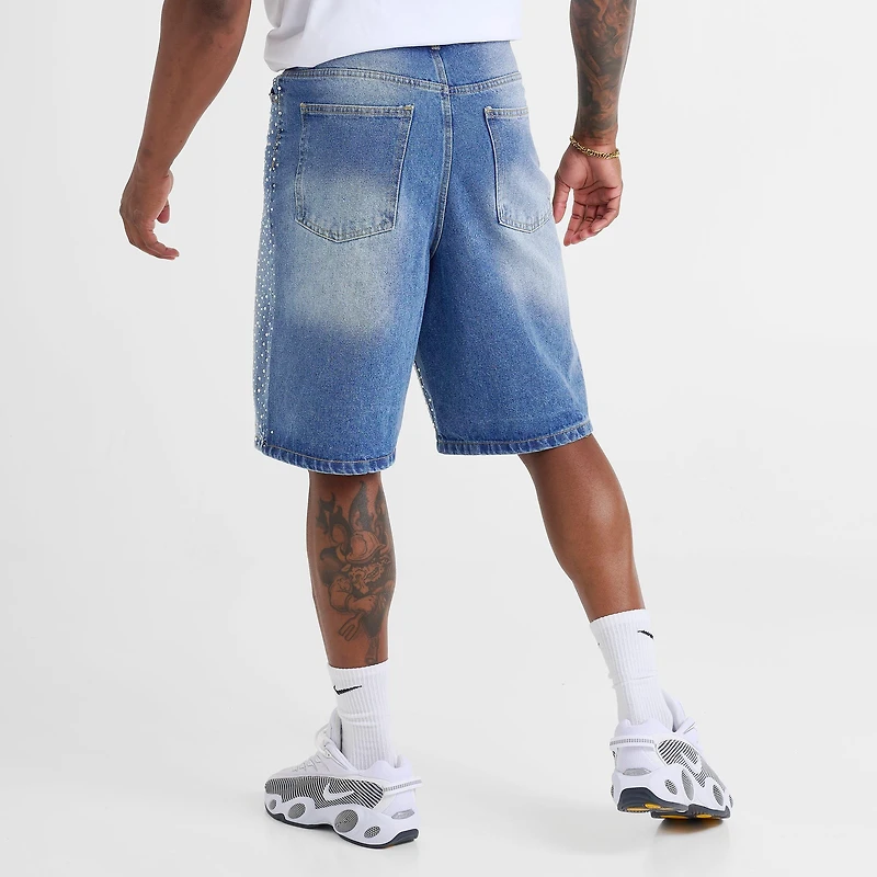 Men's Supply & Demand Scatter Denim Jean Shorts