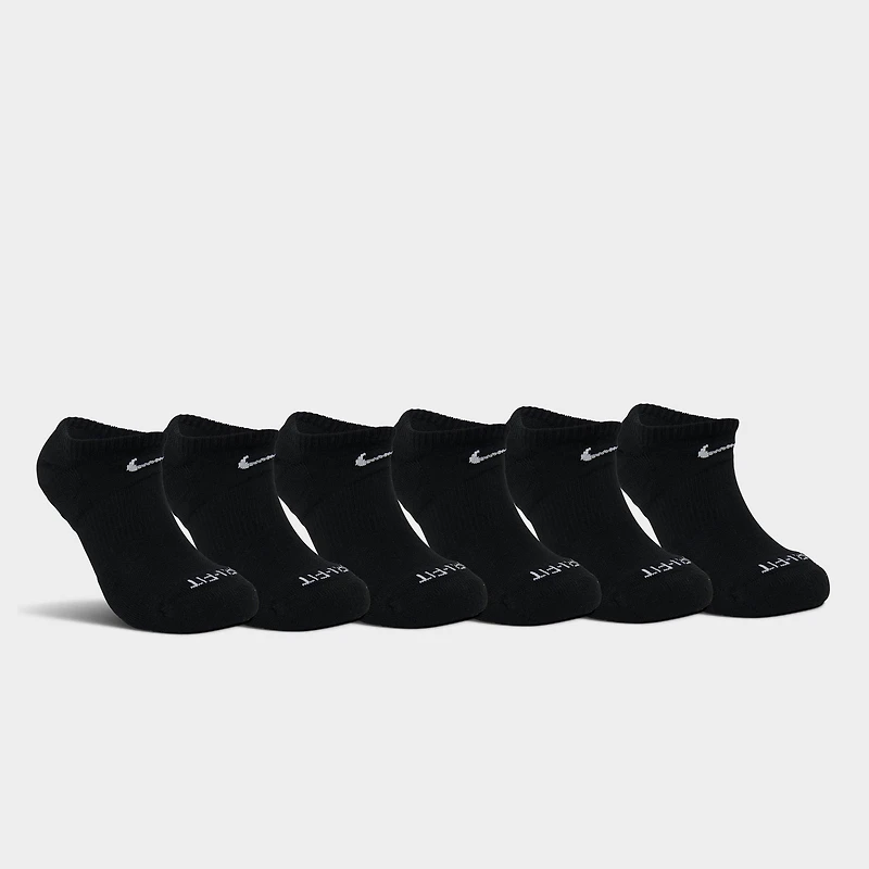 Nike Everyday Plus Cushioned No-Show Training Socks (6-Pack)