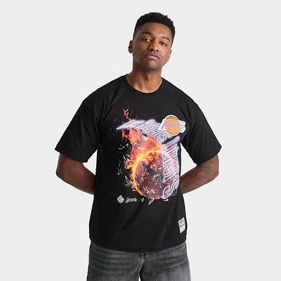 Men's Mitchell & Ness Los Angeles Lakers NBA Blaze T-Shirt