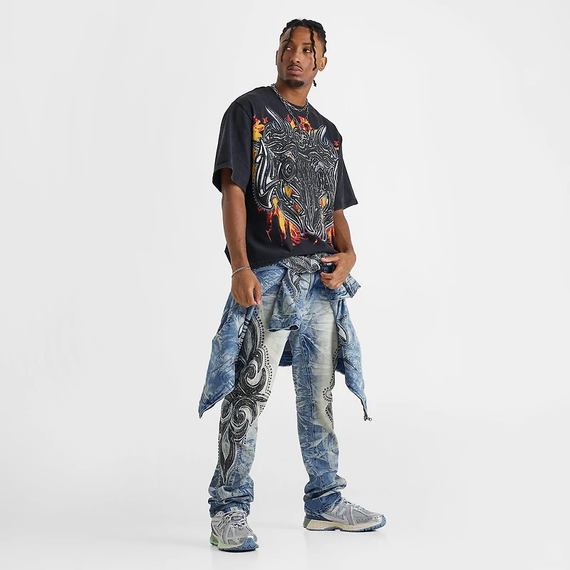 Men's Smoke Rise Luminous Wide Cropped T-Shirt