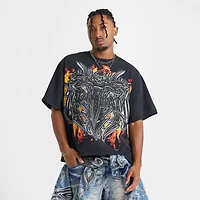 Men's Smoke Rise Luminous Wide Cropped T-Shirt