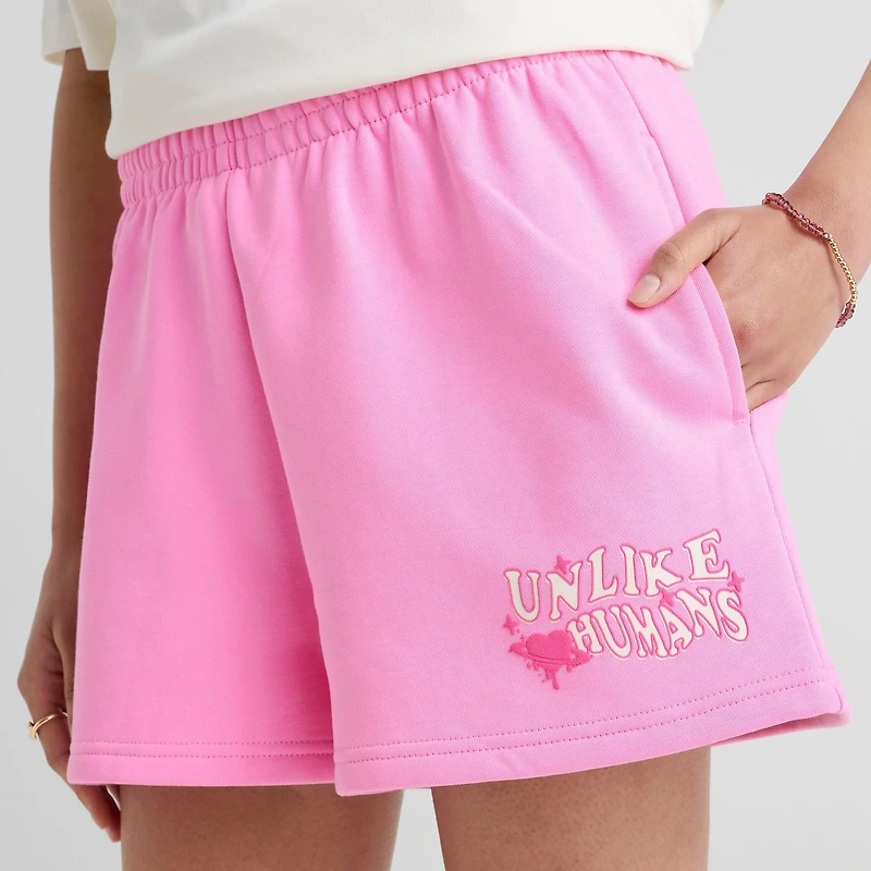 Women's Unlike Humans Heartbreaker Fleece Shorts
