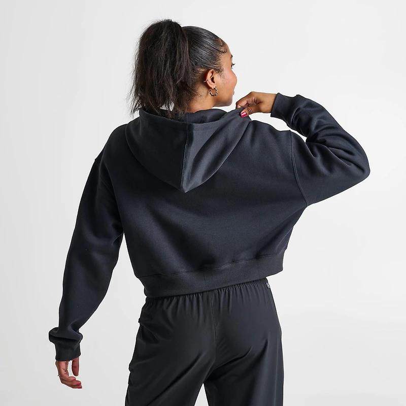 Women's New Balance Rise Cropped Full-Zip Hoodie