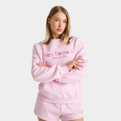 Women's New Balance Logo Crewneck Sweatshirt