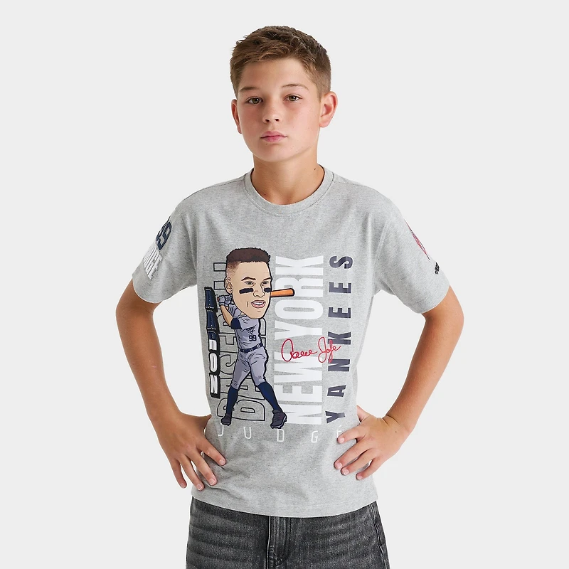 Big Kids' Pro Standard Aaron Judge New York Yankees MLB Avatar Graphic T-Shirt