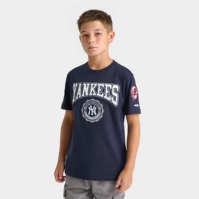 Big Kids' Pro Standard New York Yankees MLB Emblem T-Shirt