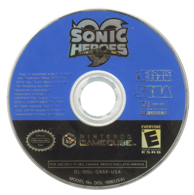 Sonic Heroes - Game Cube