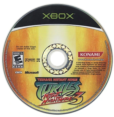 Teenage Mutant Ninja Turtles 3: Mutant Nightmare - Xbox
