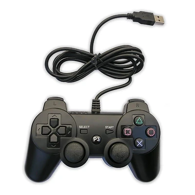 PlayStation 3 Wired Controller (Styles May Vary)