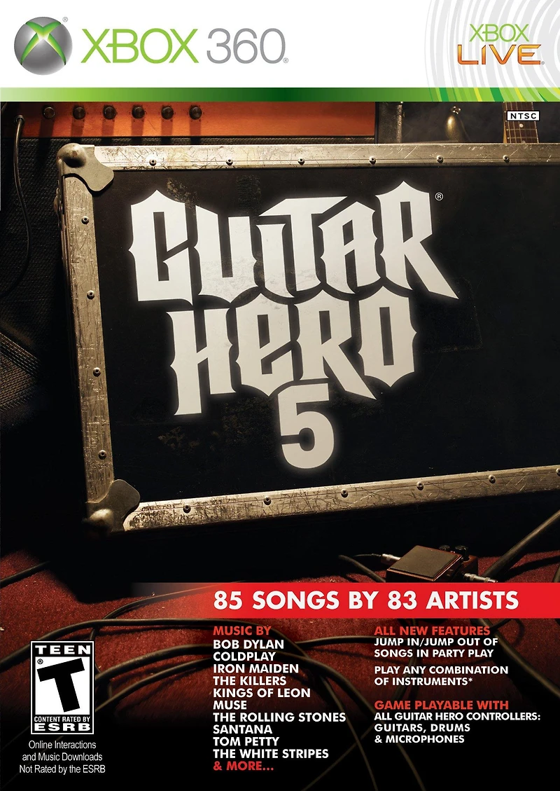 Guitar Hero 5 Game Only - Xbox 360