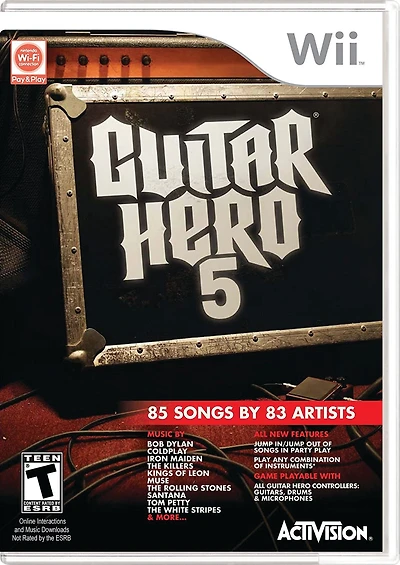 Guitar Hero 5 Game Only - Nintendo Wii