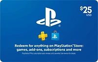 $25 PlayStation Store Gift Card (Digital Code)