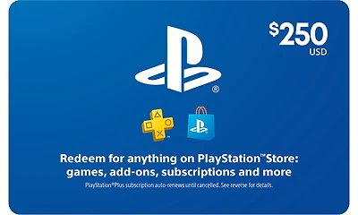 Sony PlayStation Store Gift Card $250 - PlayStation 5