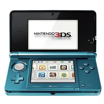 Nintendo 3DS Handheld Console Aqua Blue