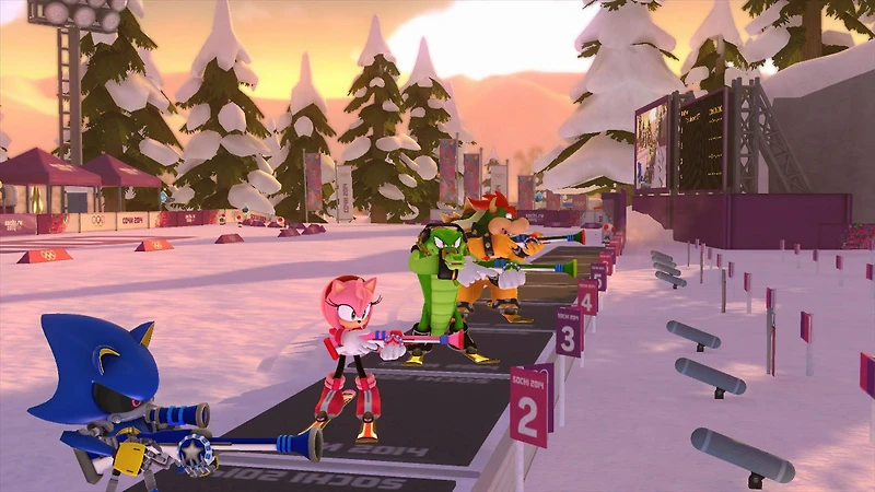 Mario and Sonic at the Sochi 2014 Olympic Winter Games