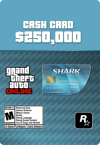 Grand Theft Auto Online: The Tiger Shark Cash Card - Xbox Series X