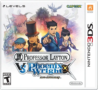 Professor Layton VS. Phoenix Wright Ace Attorney