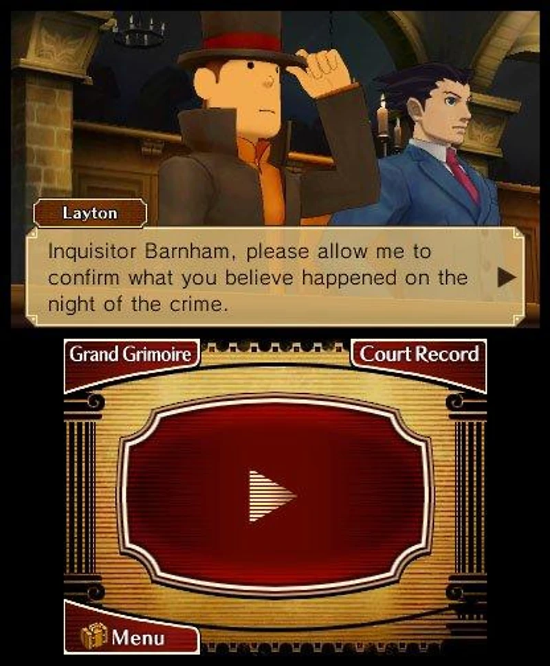Professor Layton VS. Phoenix Wright Ace Attorney