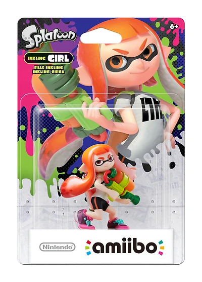 Splatoon Orange Inkling Girl amiibo