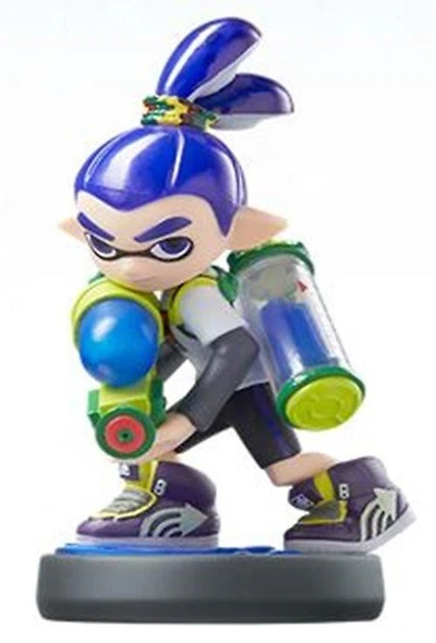Splatoon Inkling Boy Neon Blue amiibo