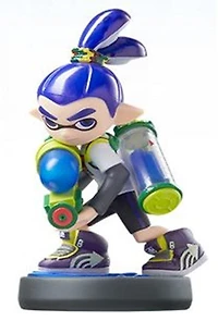 Splatoon Inkling Boy Neon Blue amiibo