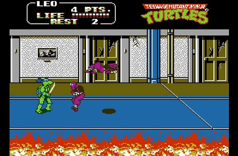 Teenage Mutant Ninja Turtles 2: The Arcade Game - Nintendo