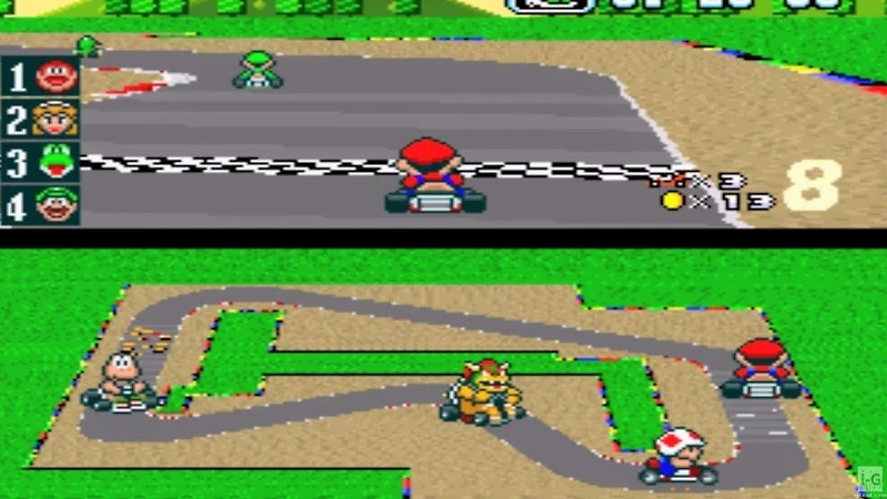 Super Mario Kart - Super Nintendo