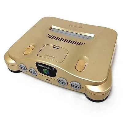 Nintendo 64 Console Gold