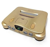 Nintendo 64 Console Gold