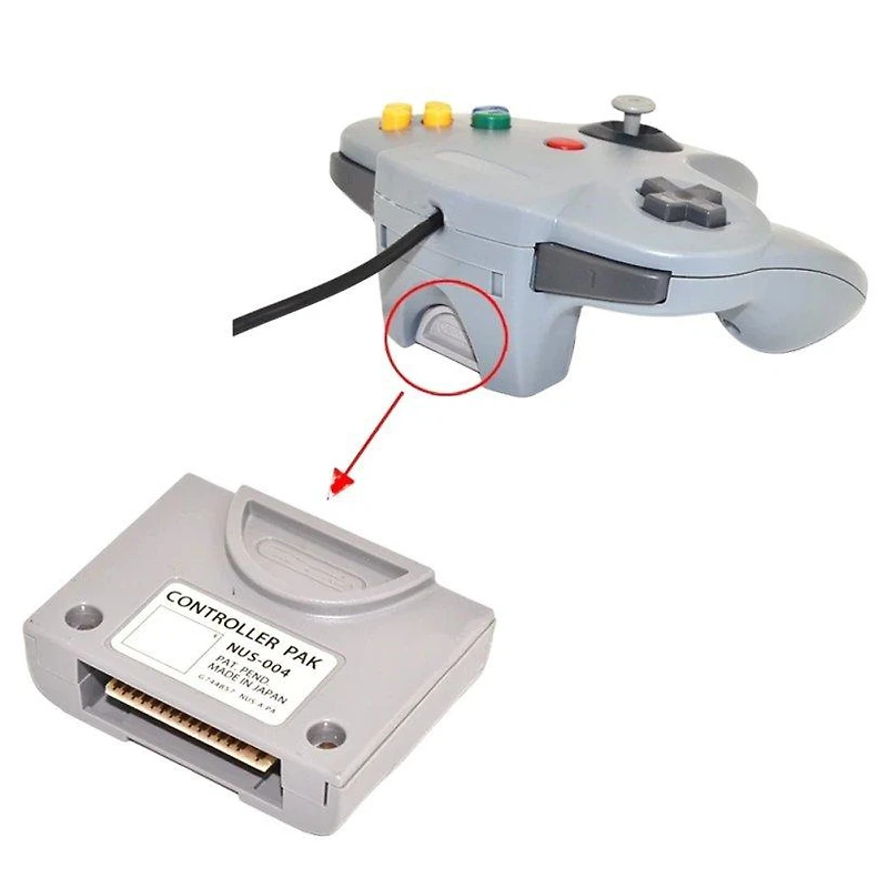 Nintendo 64 Memory Card Controller Pak (Styles May Vary)