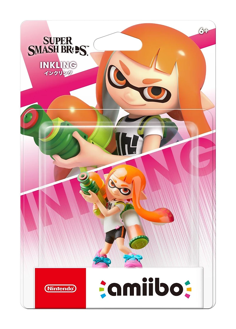 Super Smash Bros. Orange Inkling Girl amiibo - Nintendo Switch