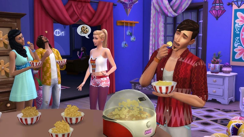 The Sims 4 Movie Hangout Stuff DLC