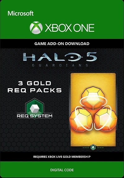 Halo 5: Guardians 3 Gold Req Packs DLC - Xbox One