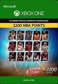 NBA Live 16 Ultimate Team NBA Points 2,200 - Xbox One