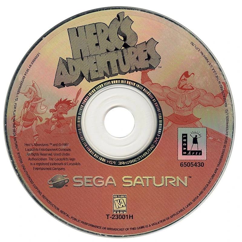 Herc's Adventures - Sega Saturn