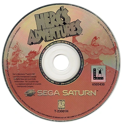 Herc's Adventures - Sega Saturn