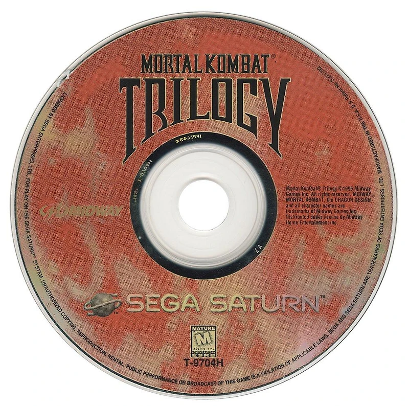 Mortal Kombat Trilogy - Sega Saturn