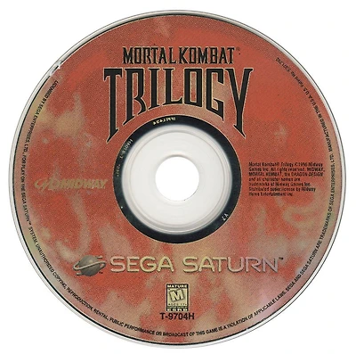 Mortal Kombat Trilogy - Sega Saturn