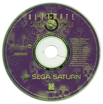 Ultimate Mortal Kombat 3 - Sega Saturn