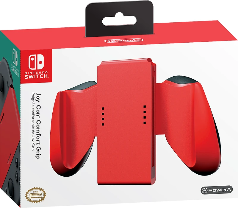 PowerA Red Joy-Con Comfort Grip for Nintendo Switch