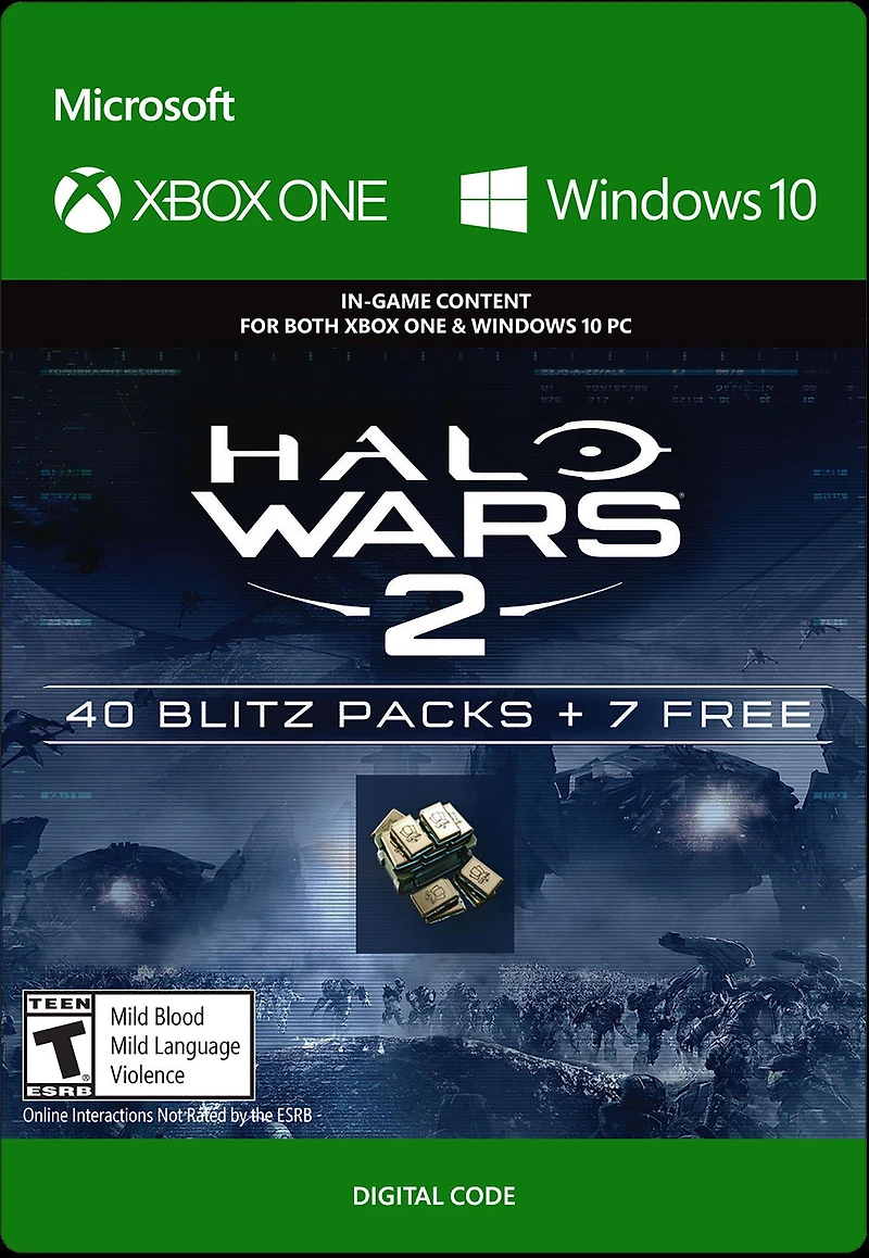 Halo Wars 2 40 Blitz Packs DLC and 7 Free - Xbox One